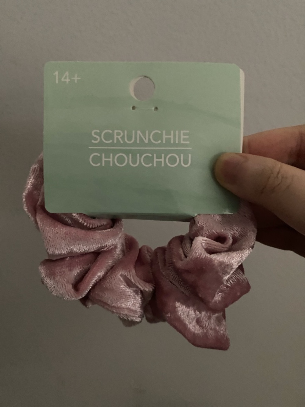 Velvet Pink Scrunchie - Women Accessories